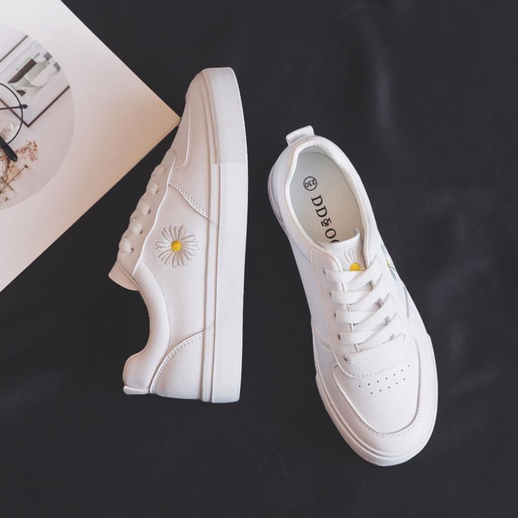 Giày Sneaker Nữ [ FREESHIP ] Giày Thể Thao Nữ Hoa Cúc Form Siêu Đẹp - G11 free ship | BigBuy360 - bigbuy360.vn