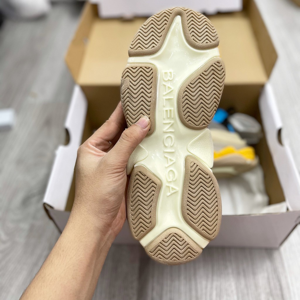 Giày Sneaker Balen Tripsle S Xanh Đỏ Full Box Đế Nặng FreeShip
