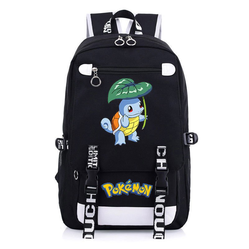 Balo nam nữ in hình POKEMON anime chibi cặp sách đi học thời trang