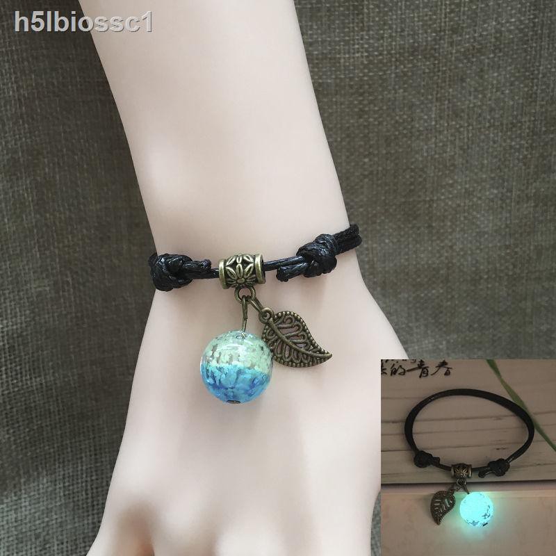 ✚№❇Vòng tay hạt phát sáng Harajuku Đơn giản Sinh viên hoang dã Đêm dạ quang ngọc trai Cặp đôi nam và nữ thủy tin | BigBuy360 - bigbuy360.vn