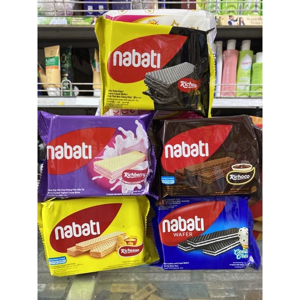 Bánh kem xốp Nabati Các Vị 50g