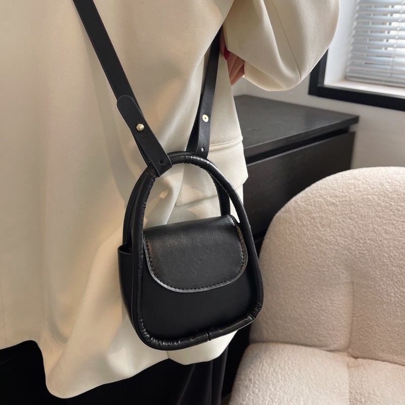 Túi Đeo Chéo Nhỏ Màu Trơn Phong Cách Hàn Quốc NB00341