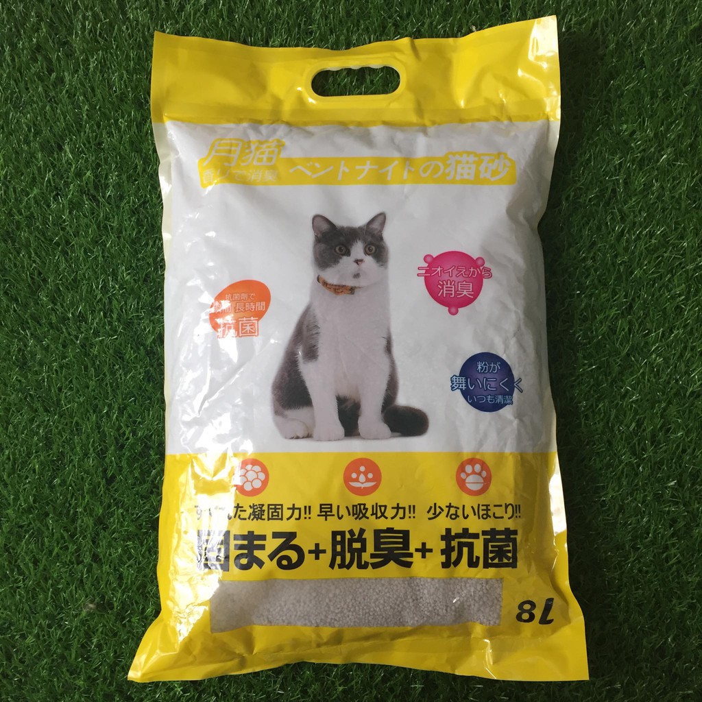 Cát vệ sinh cho mèo 8L [ KHÔNG BỤI ] Cát mèo cô đơn