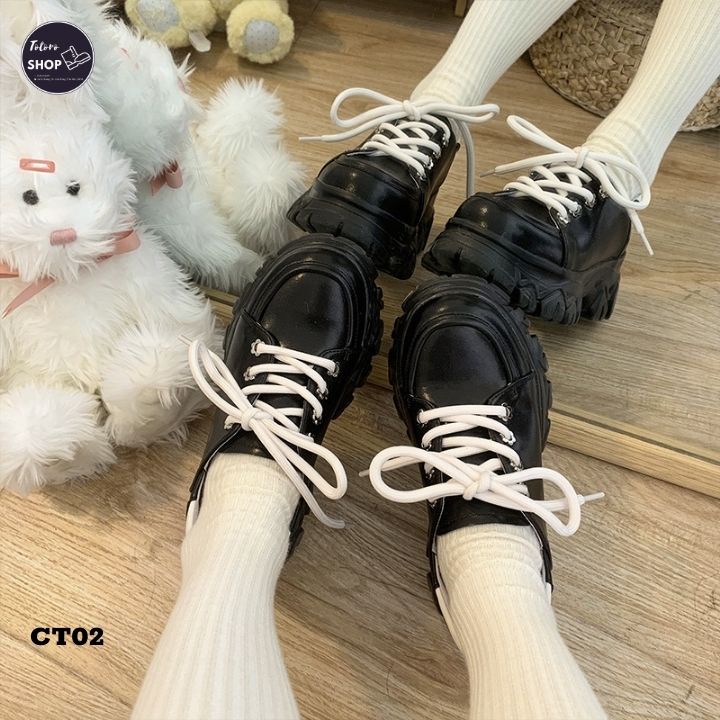 [Hàng Sẵn] [Ảnh Thật] [Freeship] Giày Chiến Binh Cổ Thấp Cột Dây - CT02