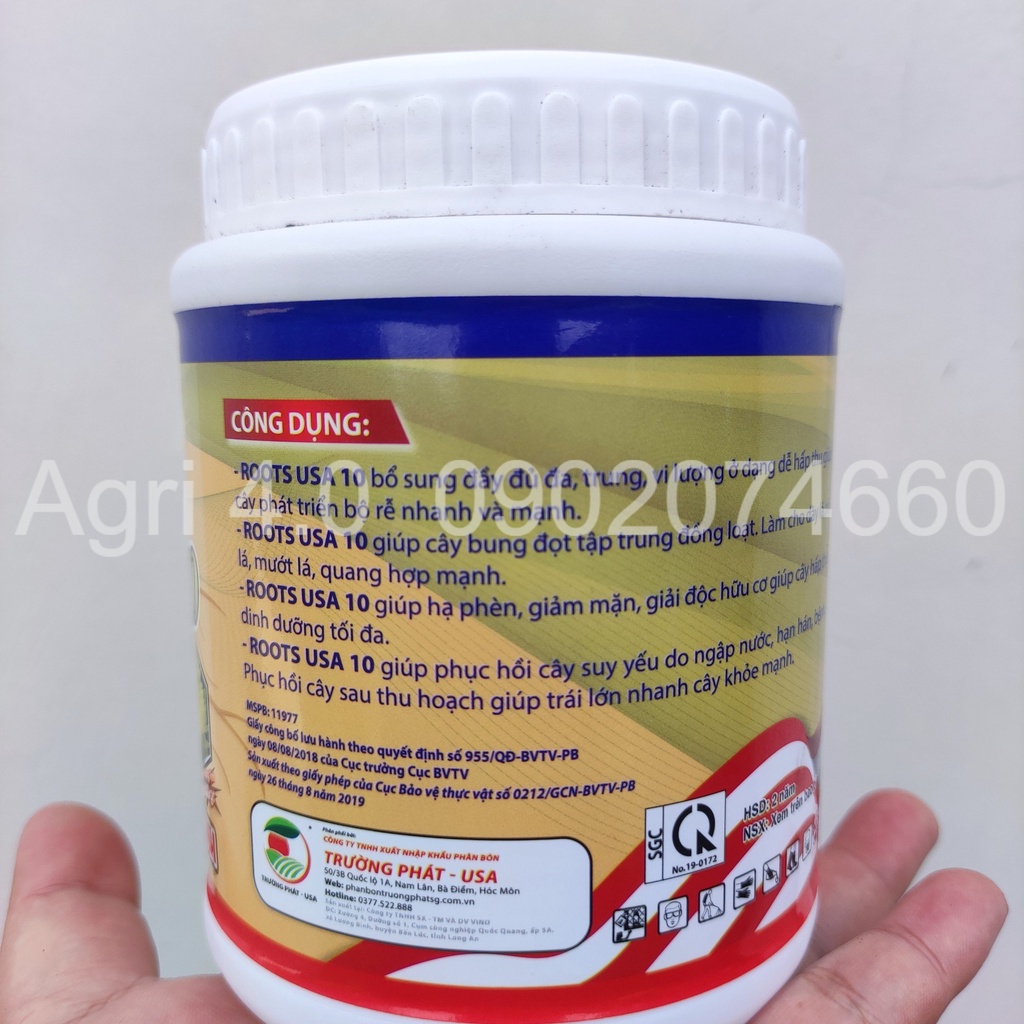 Ra Rễ Cực Mạnh Roots 10 USA, dưỡng rễ mai vàng, kích rễ mai vàng