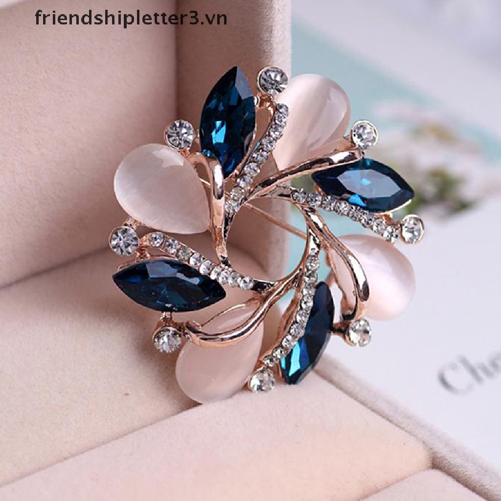 1 Ghim Cài Áo Hình Bauhinia Đính Đá Pha Lê Thời Trang