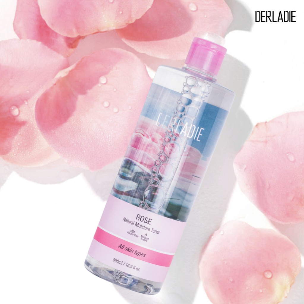 Nước Hoa Hồng Derladie Natural Moisture Toner 500ml
