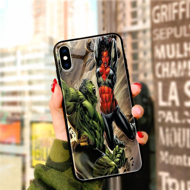 Ốp Đt Độc Iphone 12 Pro In Hình Hulk - Người Khổng Lồ Xanh CASESPOT Cho Iphone 6 6S 7 8 Plus X Xs Max Xr