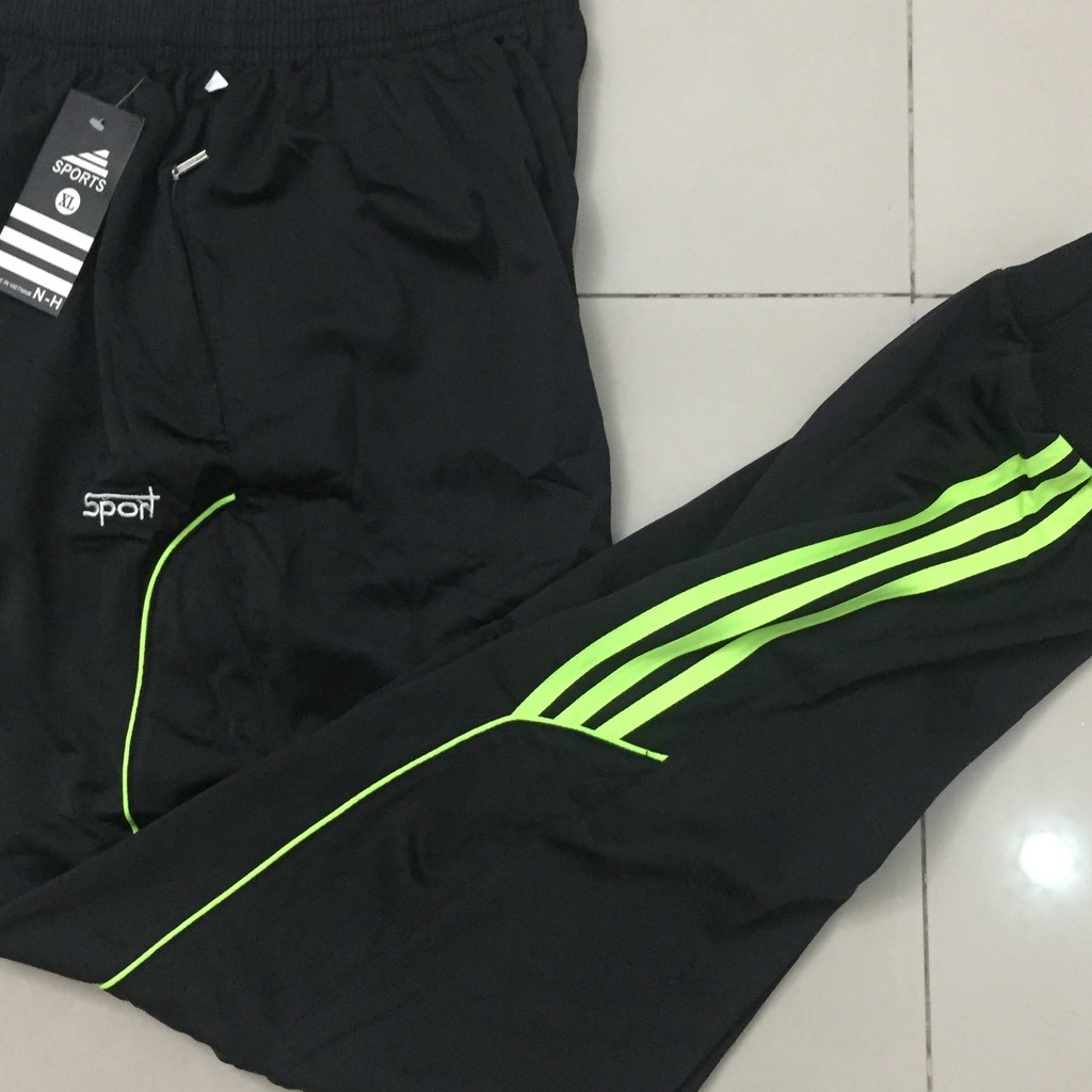 [Giá sỉ] Quần Dài Thể Thao - Thun Xịn - Túi Zip 2 sọc 3 sọc quần học sinh thể dục tập gym đá banh