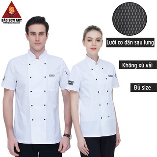 ÁO BẾP ĐỒNG PHỤC BẾP ( có cửa hàng khách qua xem trực tiếp )