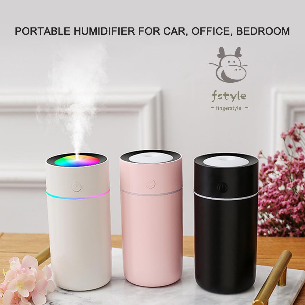 320ml USB Humidifier Cup Portable Humidifier for Car, Office, Bedroom, Filter Free Vaporizer Mini Cup Humidifier with 10Hrs Timer/Sleep Mode, 7Color Night Lights, Whisper-Quiet Operation, Auto Shut-Off
