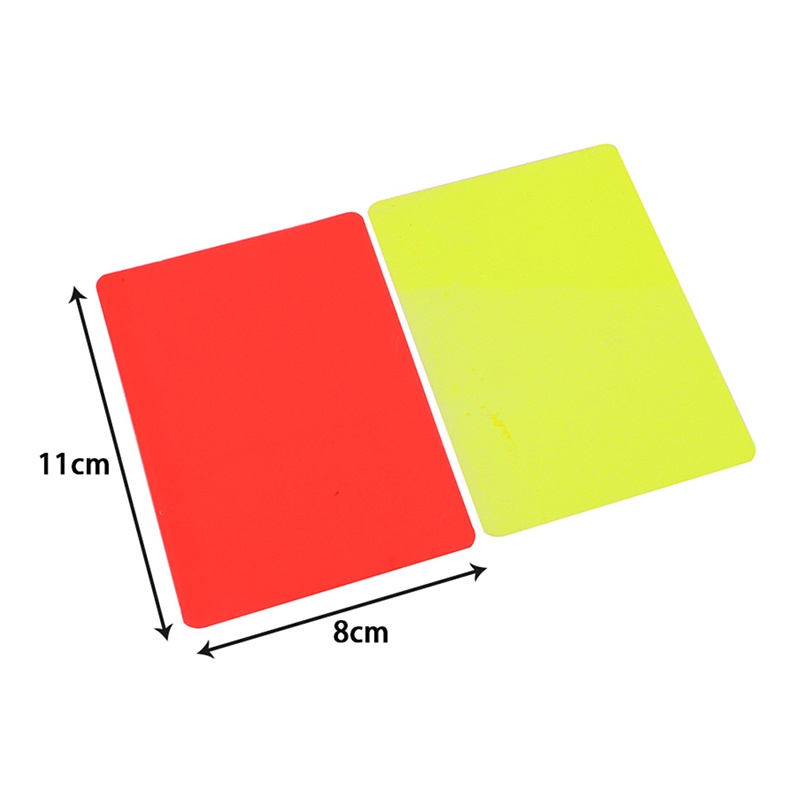 Thẻ Ghi Lại Trọng Tài Bóng Đá Màu Đỏ Và Vàng