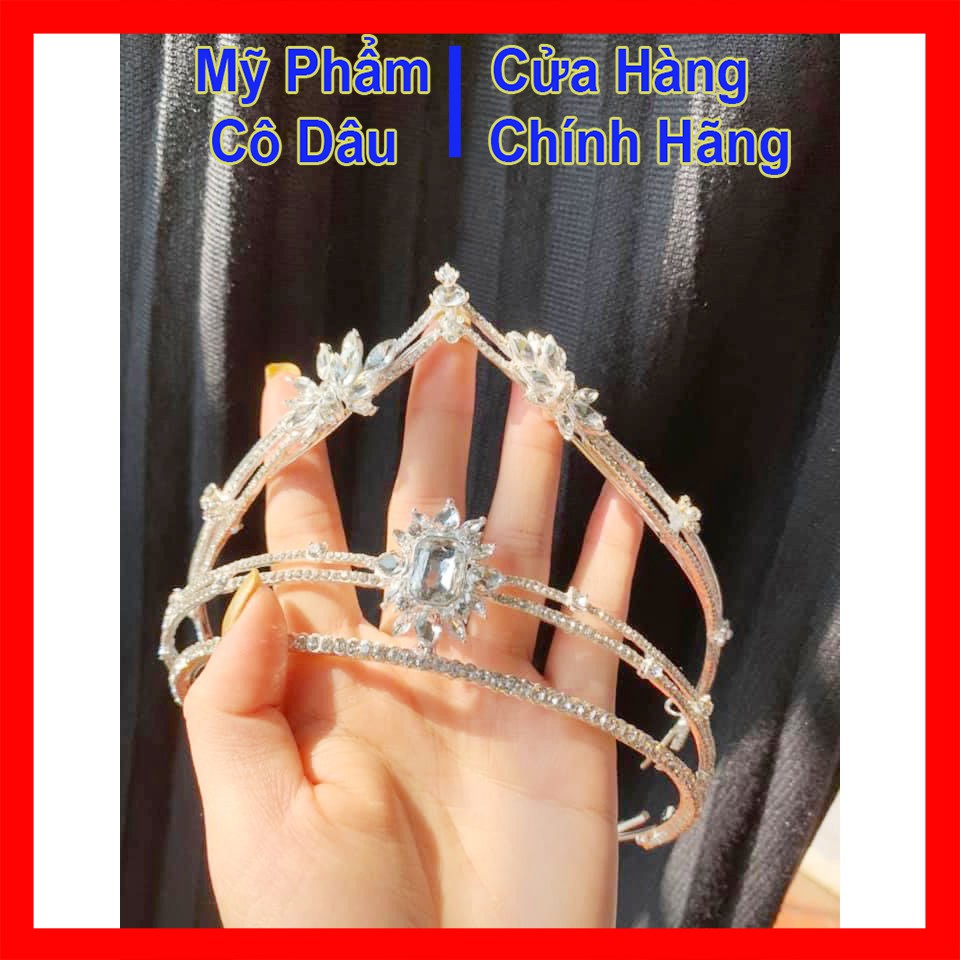 Vương miện cô dâu cao cấp đính giá sang chảnh