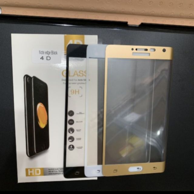 Kính cường lực Full màn 4D cho Samsung Note edge Đủ màu