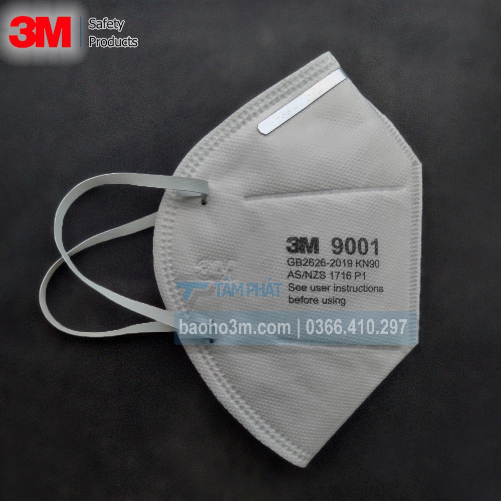 [CHÍNH HÃNG] 10 cái khẩu trang chống bụi 3M 9001 trắng | BigBuy360 - bigbuy360.vn