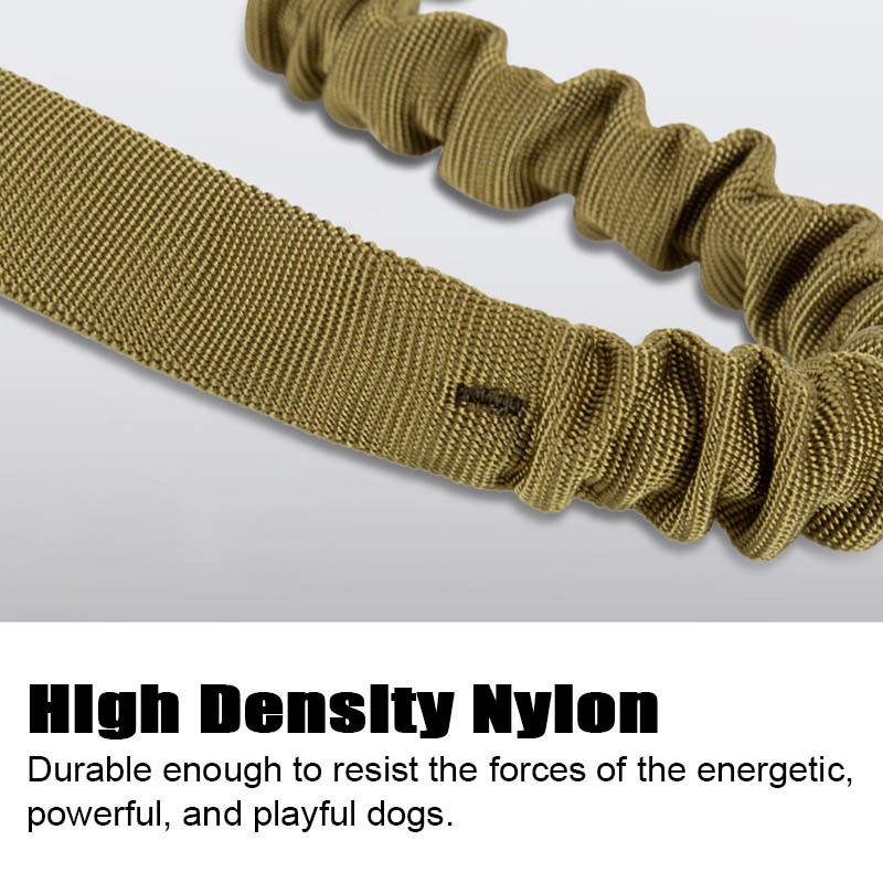 Dây dắt thú cưng đi dạo bằng nylon mềm có tay cầm đôi có thể thu gọn và kéo dài