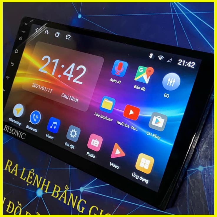 Màn hình android Sorento 2009 - 2012 Ram 2/32GB cắm sim 4G