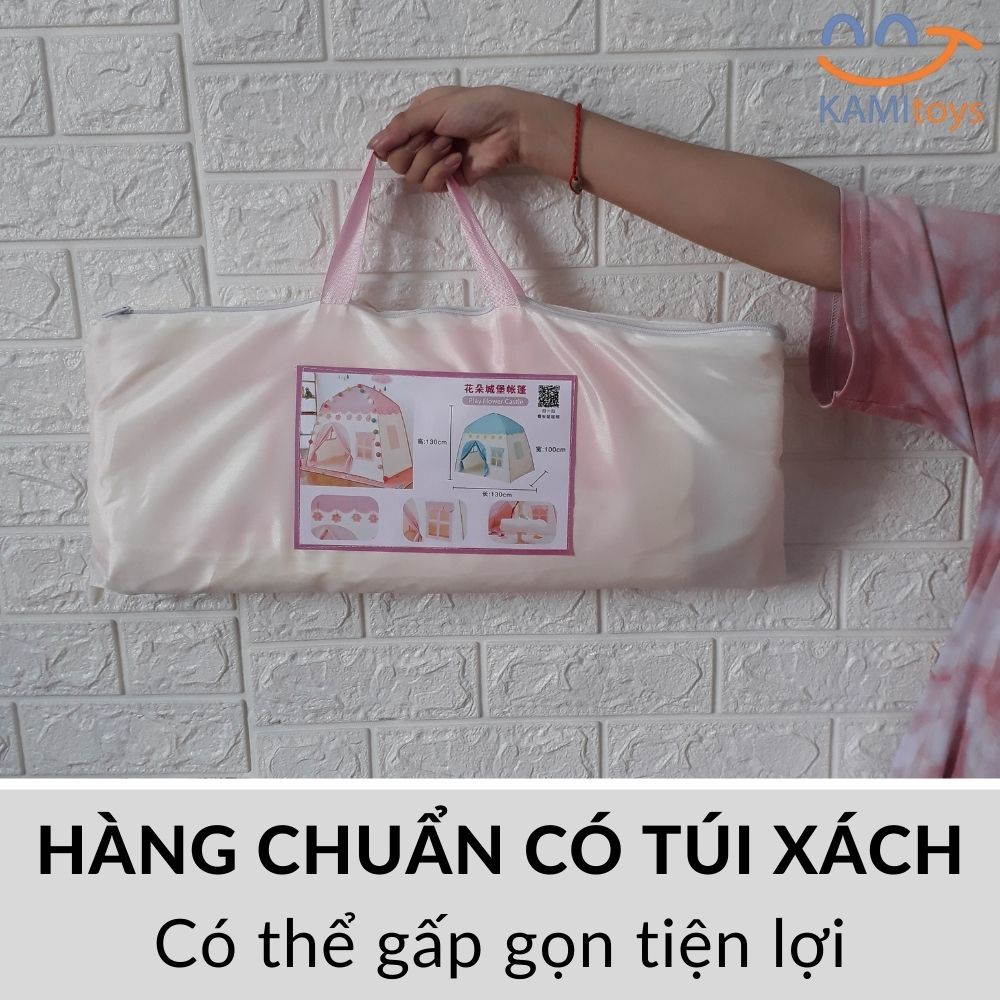 Lều công chúa cho bé gái Khung kim loại lắp ráp (Kiểu Ngôi nhà và mẫu khác) nhà bóng gấp gọn mã 50121.50092