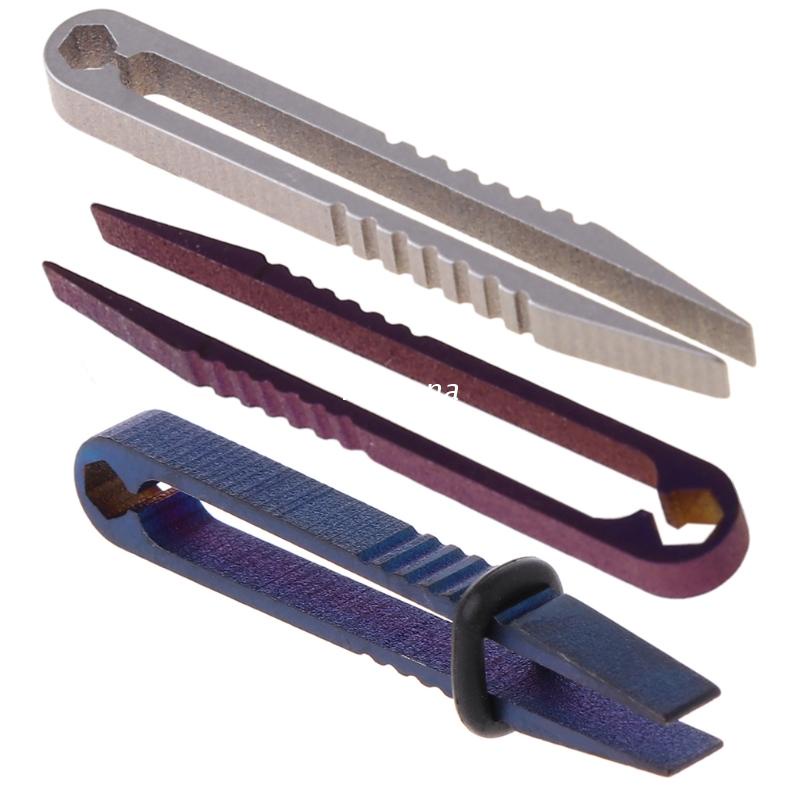 Nhíp titan TC4 Ti EDC mini bỏ túi đa năng cho hoạt động ngoài trời