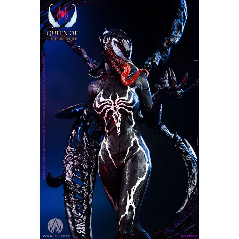 Mô hình 1/6 War Story She-Venom Queen of the Dark Spider phiên bản cao cấp