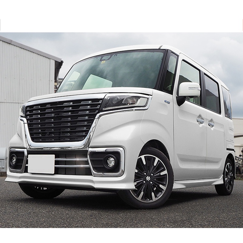 Khung Lưới Tản Nhiệt Phía Trước Bằng Chrome Cho Xe Hơi Suzuki Spacia Custom MK53S