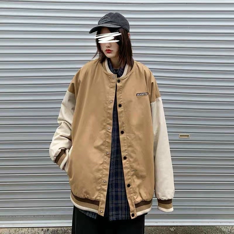 ÁO BOMBER KAKI HOTDOG FORM UNISEX NAM NỮ
