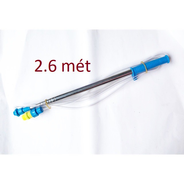 Cần phun tưới dài 3.6m có thể điều chỉnh chiều dài của cần dùng cho máy bơm mini