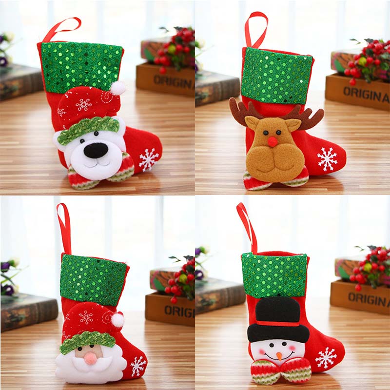 1 Tất Đựng Quà Giáng Sinh Dễ Thương Xinh Xắn