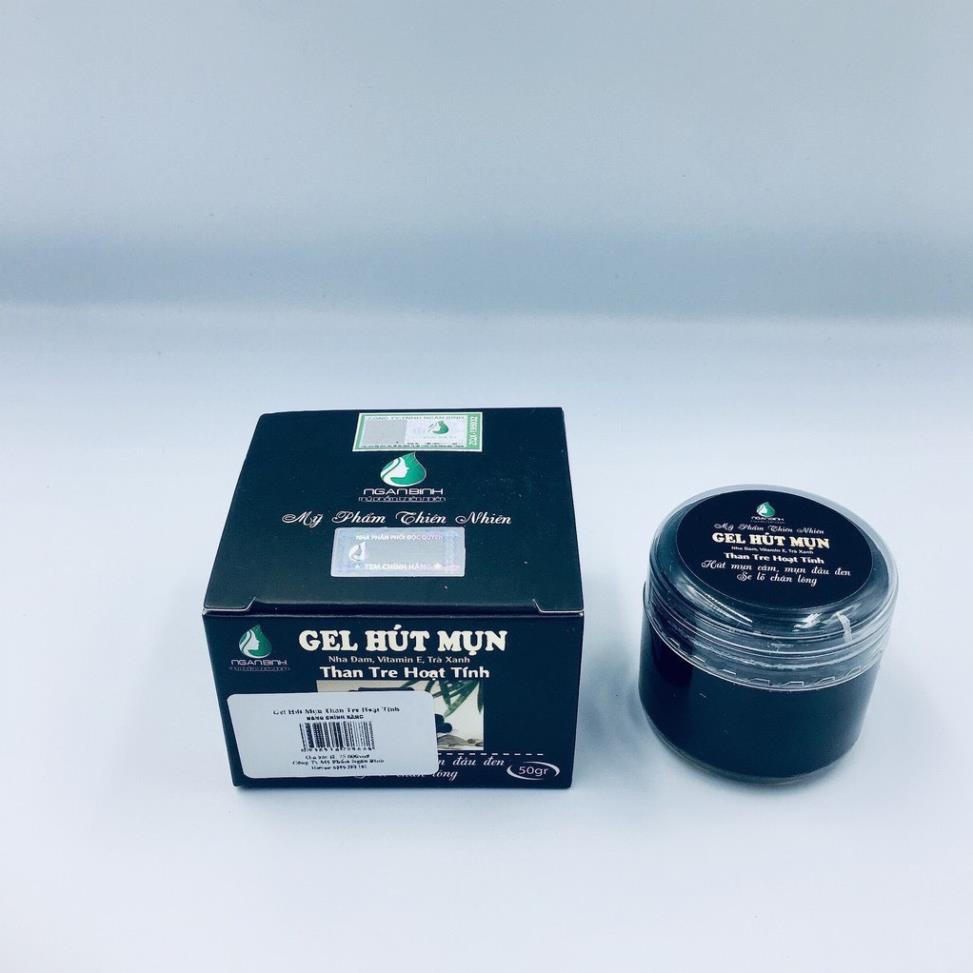 Gel hút mụn than tre hoạt tính Lê Thanh, gel lột mụn - mypham.lavi