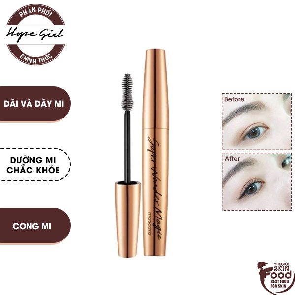 Mascara Chuốt Mi Dày Và Dài Hope Girl Super Wonder Magic Mascara 7ml