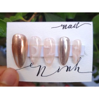 Nail box đám mây tráng gương