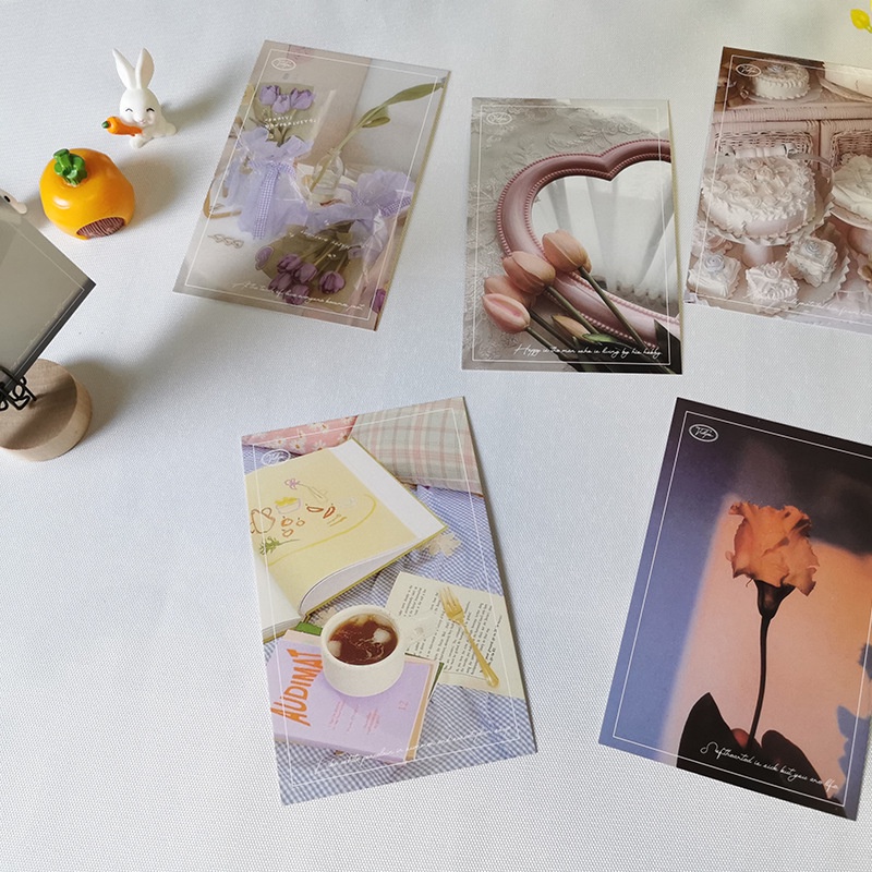 YK YD Bộ 30 thẻ bưu thiếp trang trí tường phong cách Hàn Quốc thời trang