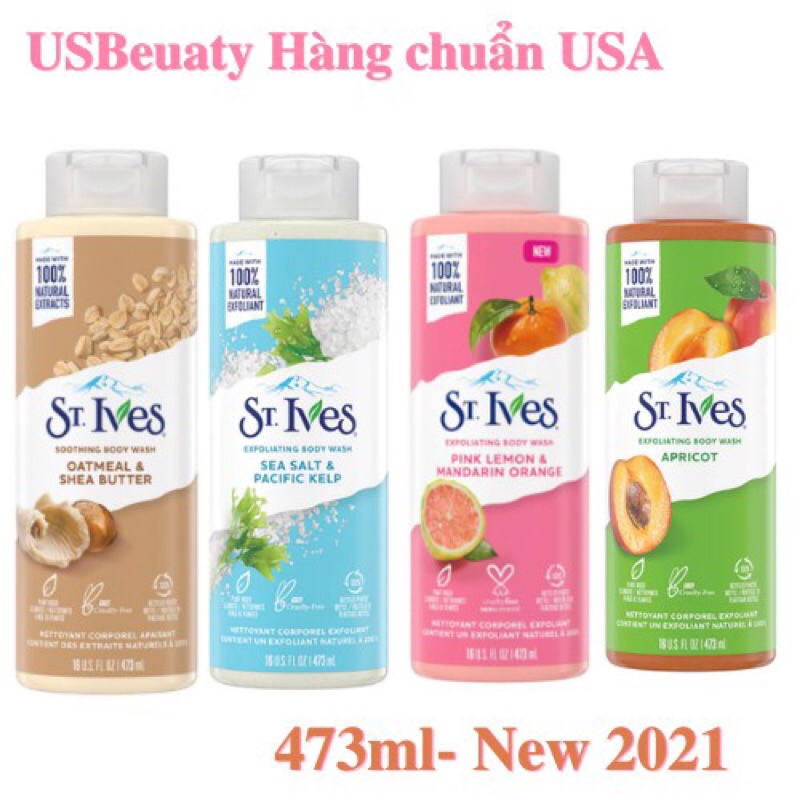 Sữa Tắm Dưỡng Da St.Ives 473ml