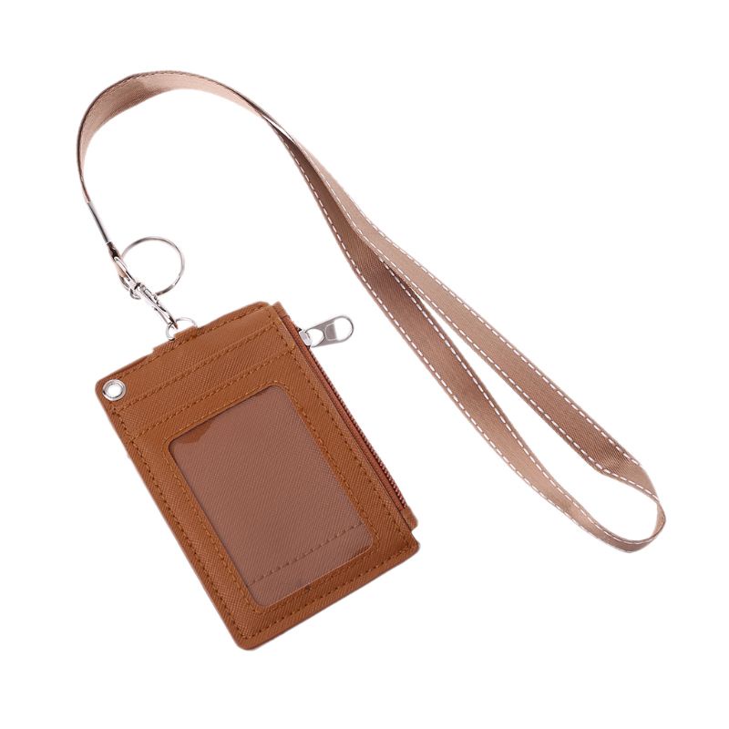 Ví Đựng Thẻ id / Tiền Xu Có Dây Đeo Cổ lidu1