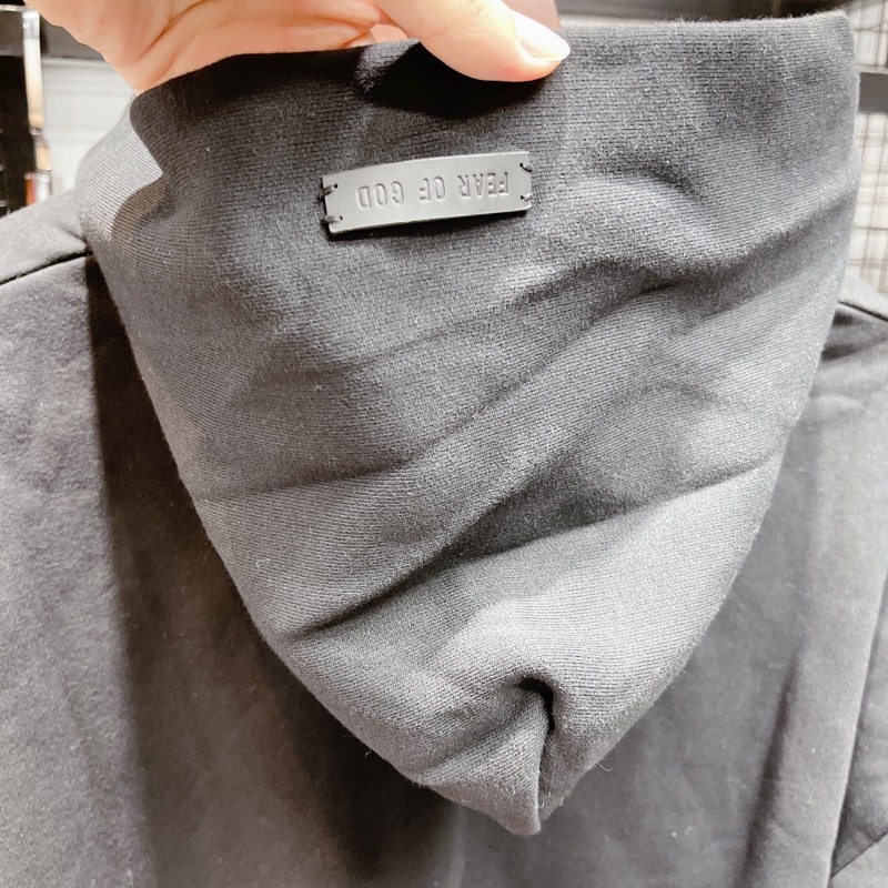 ⚡️[Mirror Quality] - Áo hoodie FEAR OF GOD Black 'Baseball' Hoodie Seventh Collection, áo hoodie Baseball FOG | BigBuy360 - bigbuy360.vn
