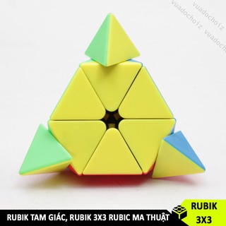 Đồ chơi Rubik tam giác , Rubik tam giác biến thể xoay Mượt Trơn Nhanh