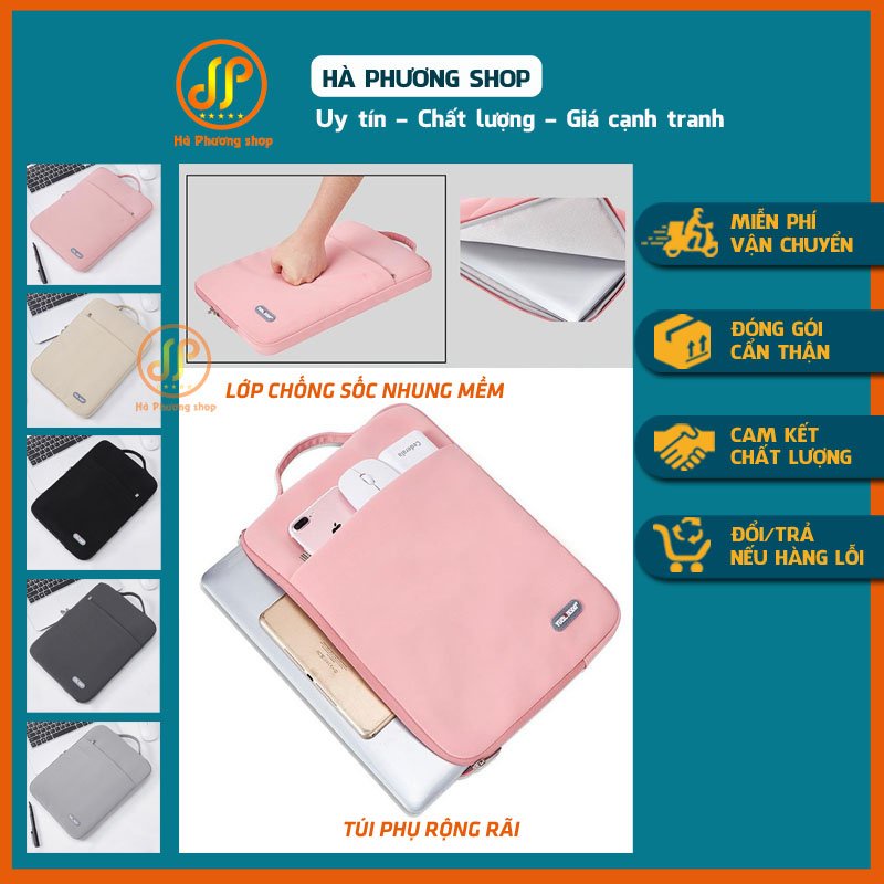 Túi chống sốc cao cấp cho laptop, Macbook (thời trang trẻ 13,14, 15,6 inch) - TCS 072