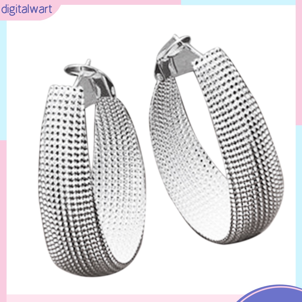 Đôi hoa tai hình tròn thời trang Hàn Quốc sành điệu cho nữ