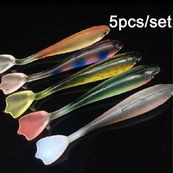 Mồi mềm câu cá lóc có rãnh 9cm/5g