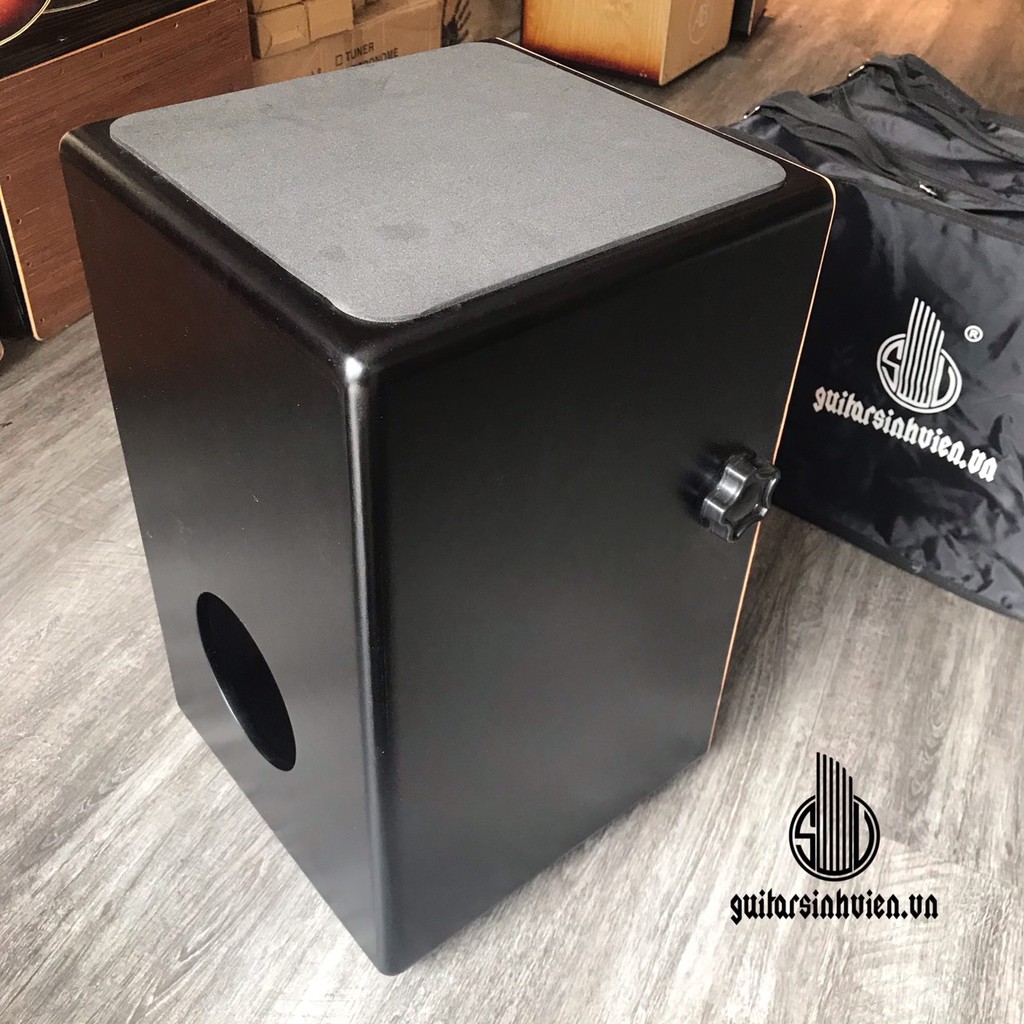 Trống gõ cajon AB tặng bao và miếng lót mông