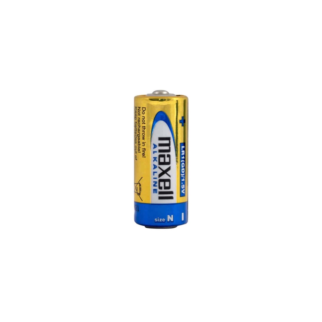 Pin Maxell size N / LR1 (AM5, 910A, GP910A, KN, MN9100, N, UM5 và 4001) Max Alkaline 1.5V (vỉ 1 viên)