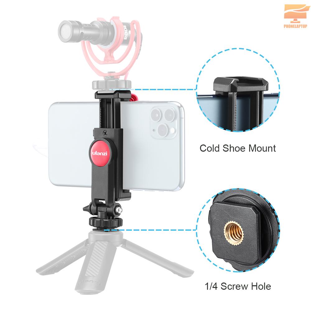 ULANZI Ngàm Gắn Điện Thoại Xoay 360 Độ Với Ngàm 1 / 4