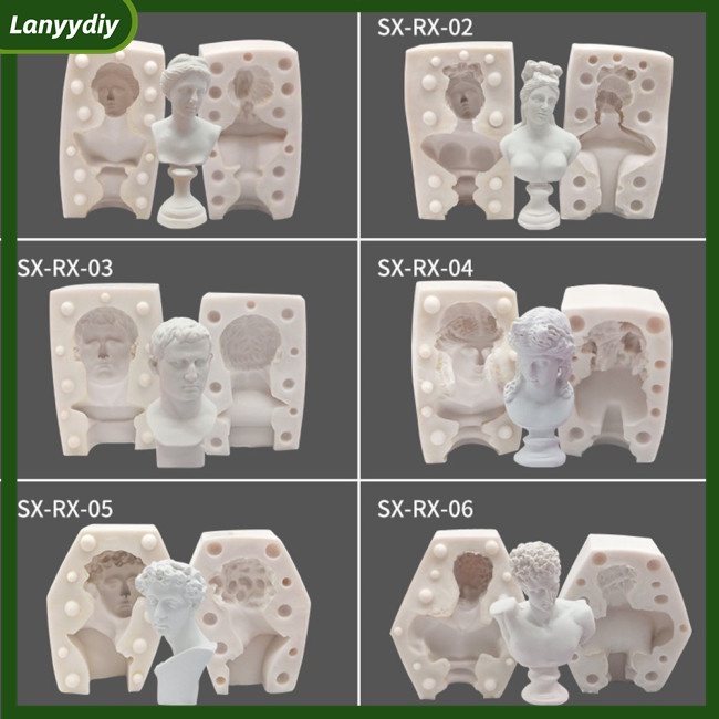 Khuôn Silicone Tạo Hình Làm Chân Dung 3d Diy