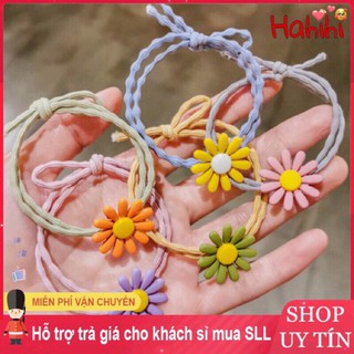 Cột tóc siêu xinh hình hoa cúc