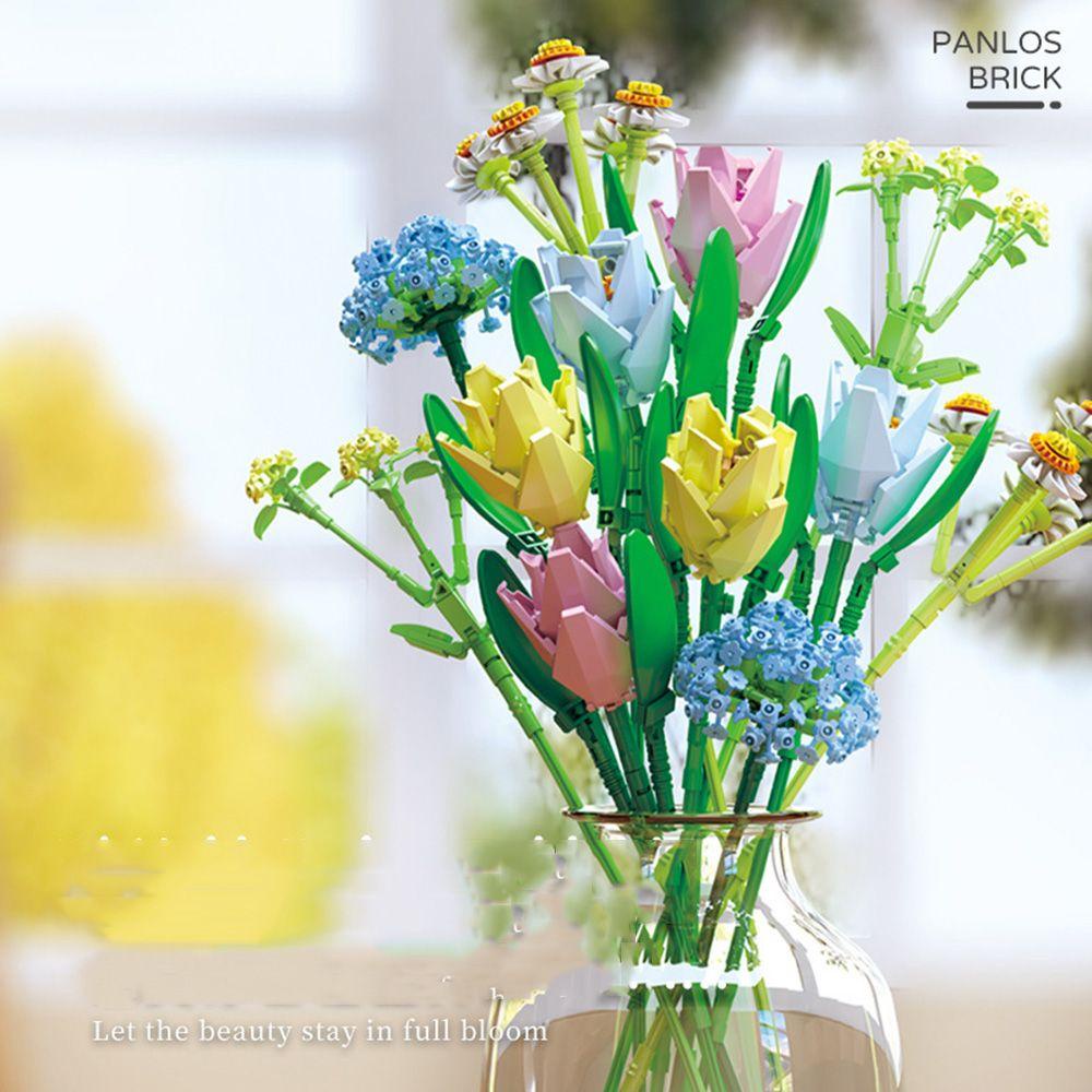 Đồ Chơi Khối Lắp Ráp Hình Hoa Hồng Đỏ Vĩnh Cửu Mới