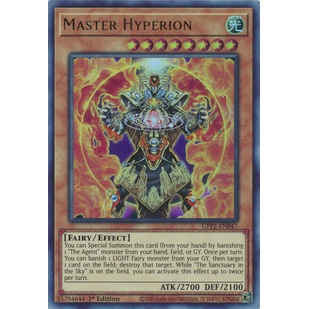 [EN - UK][Thẻ Bài Yugioh Chính Hãng] Master Hyperion - Ultra Rare - GFP2-EN047