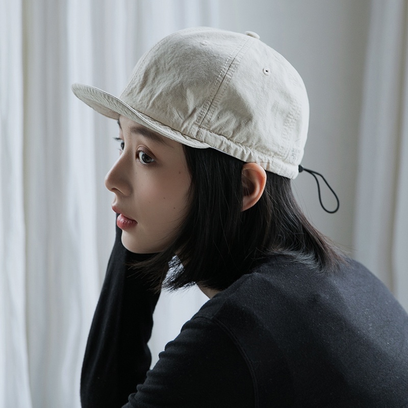 Mũ Lưỡi Trai Vành Mềm Bằng Cotton Phong Cách Nhật Hàn Thời Trang Xuân Thu Cho Nữ