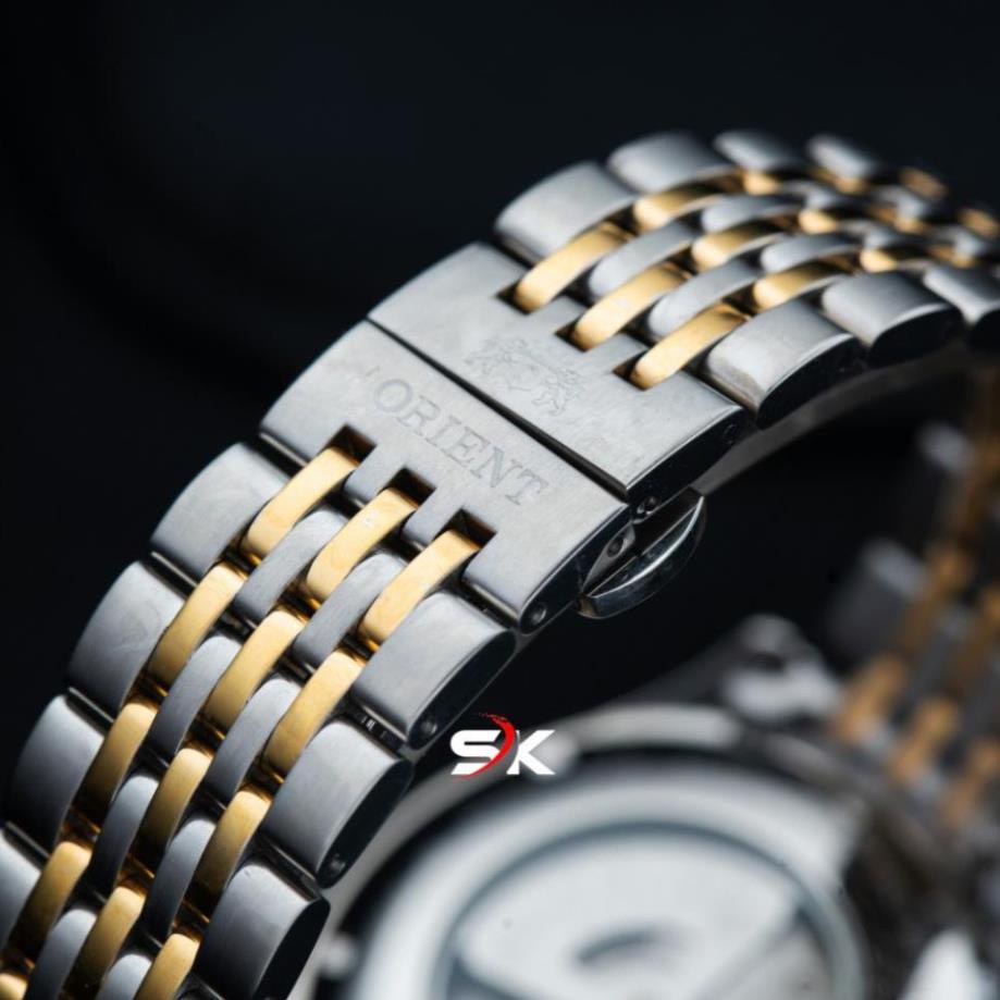 Đồng Hồ Cơ Nam Orient Classic Số La mã Lộ Cơ Mặt Sau Automatic ORCS03TR