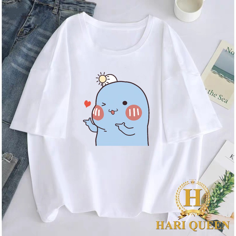 FREE SHIP ĐƠN TỪ 50K Áo phông mèo tim HARI0620 1