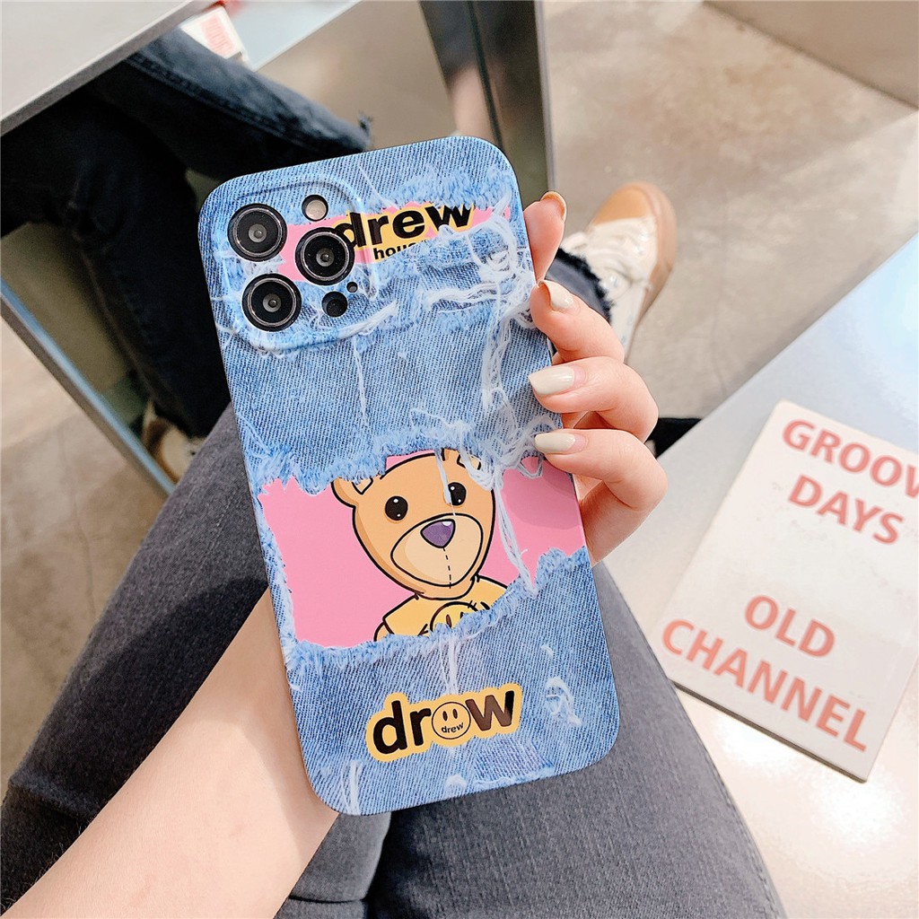 Ốp Điện Thoại IMD Mềm In Hình Vẽ Thời Trang DREW Cho iPhone14 13 12 mini 11 PRO MAX 6 / 6s 7 / 8plus SE2 X / XS XR XSMAX #Hg4182